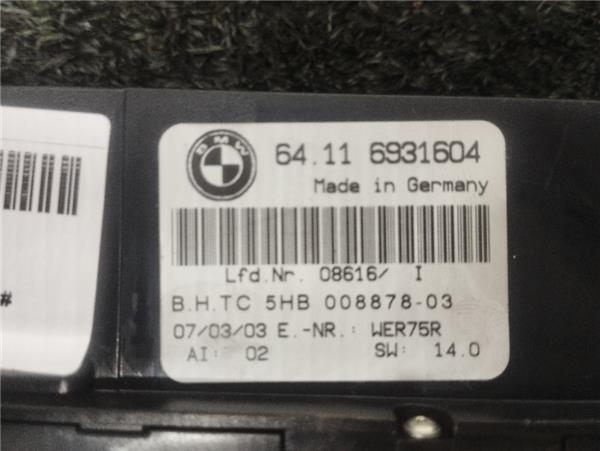 Mandos Climatizador BMW 316 I 1.8G - Imagen 2