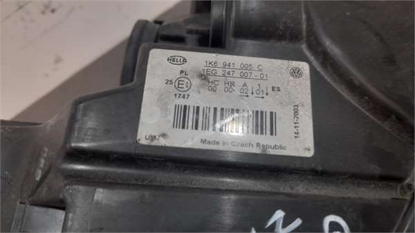 Faro Delantero Izquierdo Volkswagen Golf V (1K1)(10.2003->2008) 1.9 TDI - Imagen 4